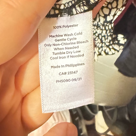 Nwt - Talbots plus boho blouse wirh 3/4 sleeves - Picture 8 of 8